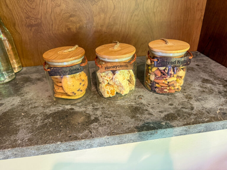 Jars set out on the counter